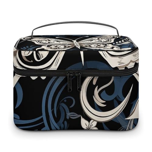 HJUQNGF Kosmetiktasche im roten und gelben Stil, tragbare Kulturtasche, große Kapazität, Reise-Make-up-Tasche, Beauty-Organizer für Shampoo-Conditioner-Pinsel-Set, Zubehör in voller Größe, Weiße HJUQNGF Kosmetiktasche im roten und gelben Stil, tragbare Kulturtasche, große Kapazität, Reise-Make-up-Tasche, Beauty-Organizer für Shampoo-Conditioner-Pinsel-Set, Zubehör in voller Größe, Weiße von HJUQNGF