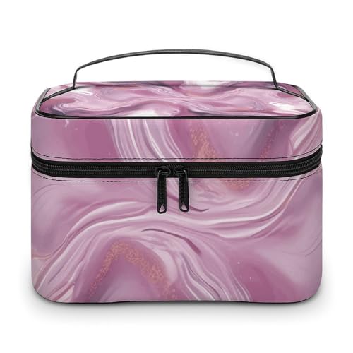 HJUQNGF Kosmetiktasche im roten und gelben Stil, tragbare Kulturtasche, große Kapazität, Reise-Make-up-Tasche, Beauty-Organizer für Shampoo-Conditioner-Pinsel-Set, Zubehör in voller Größe, HJUQNGF Kosmetiktasche im roten und gelben Stil, tragbare Kulturtasche, große Kapazität, Reise-Make-up-Tasche, Beauty-Organizer für Shampoo-Conditioner-Pinsel-Set, Zubehör in voller Größe, von HJUQNGF