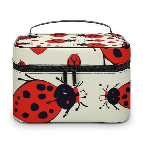 HJUQNGF Kosmetiktasche mit japanischem Blumenmuster und Kirschblüten, tragbare Kulturbeutel, große Kapazität, Reise-Make-up-Tasche, Beauty-Organizer für Shampoo-Conditioner-Pinsel-Set in voller Größe, von HJUQNGF