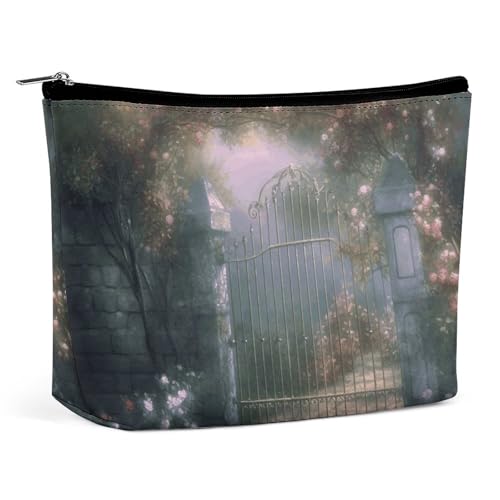 HJUQNGF Kosmetiktasche mit schöner siamesischer Katze, tragbare Kulturbeutel, große Kapazität, Reise-Make-up-Tasche, Beauty-Make-up-Organizer für Shampoo, Conditioner, Pinsel-Set, Make-up-Zubehör von HJUQNGF