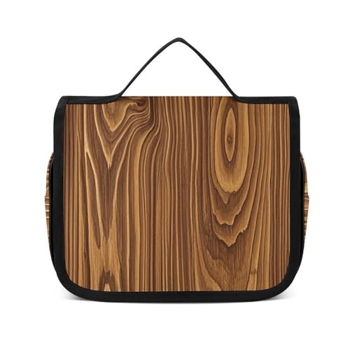 HJUQNGF Kulturbeutel für Damen, Reise-Kosmetiktasche, Holzmaserung, strukturiert, groß, Make-up-Tasche, zum Aufhängen, Kosmetik-Organizer für Toilettenartikel, Zubehör, 3-in-1-Behälter, weiß, 22,5 x HJUQNGF Kulturbeutel für Damen, Reise-Kosmetiktasche, Holzmaserung, strukturiert, groß, Make-up-Tasche, zum Aufhängen, Kosmetik-Organizer für Toilettenartikel, Zubehör, 3-in-1-Behälter, weiß, 22,5 x von HJUQNGF