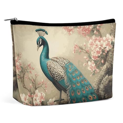 HJUQNGF Sea Shell Treasures Kosmetiktasche, tragbar, Kulturbeutel, großes Fassungsvermögen, Reise-Make-up-Tasche, Beauty-Make-up-Organizer für Shampoo-Conditioner-Pinsel-Set, Make-up-Zubehör von HJUQNGF