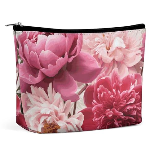 HJUQNGF Sweet Candy Kosmetiktasche, tragbare Kulturbeutel, große Kapazität, Reise-Make-up-Tasche, Beauty-Make-up-Organizer für Shampoo-Conditioner, Pinsel-Set, Make-up-Zubehör, Botanisches von HJUQNGF