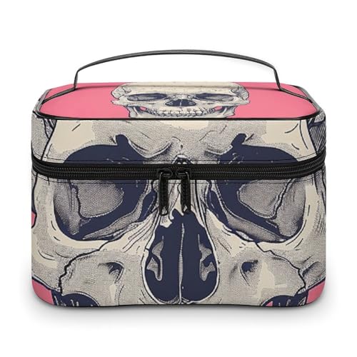 HJUQNGF Tragbare Kosmetiktasche, Kulturbeutel, Kulturbeutel, großes Fassungsvermögen, Reise-Make-up-Tasche, Beauty-Make-up-Organizer für Shampoo, Conditioner, Pinsel-Set, Make-up-Zubehör, von HJUQNGF