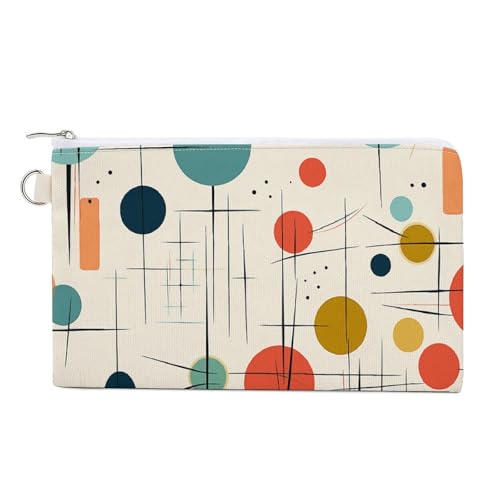 Münzgeldbörse aus Segeltuch, mystische Tarotkarte, Sonne und Mond, kleine Geldbörsen für Frauen, schlanke Brieftasche mit Reißverschluss, Schlüsselanhänger, niedliches Kleingeld, kleine von HJUQNGF