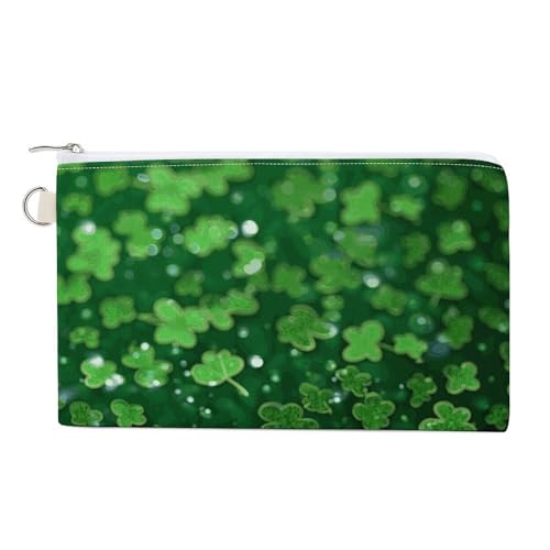 Münzgeldbörse aus Segeltuch, weiße Blumen, kleine Geldbörsen für Damen, schmale Geldbörse mit Reißverschluss, Schlüsselanhänger, niedliches Kleingeld, kleine Reißverschlusstasche, Hintergrund St von HJUQNGF