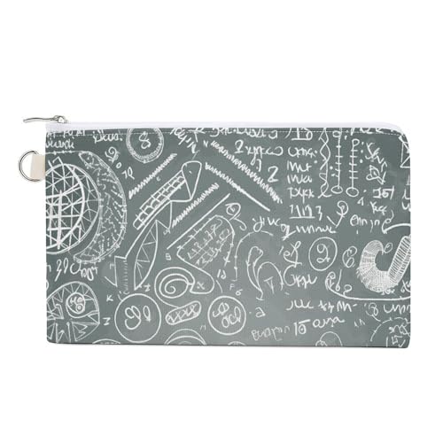 Münzgeldbörse aus Segeltuch für Weihnachten, Winter, Happy Scene, kleine Geldbörse für Frauen, schlanke Geldbörse mit Reißverschluss, Schlüsselanhänger, niedliches Kleingeld, kleine von HJUQNGF