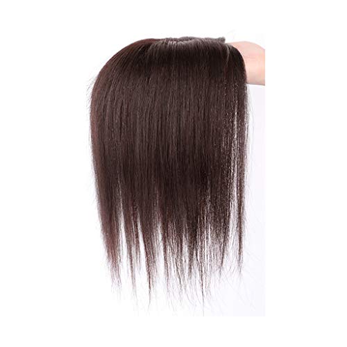 Perücke Kurze Perücke 22cm Schwarz Mittel Haar, Bob-Perücken Kurz Glatt Syntheyic Haar Frauen-Perücken Wig (Color : Brown) von HJXX