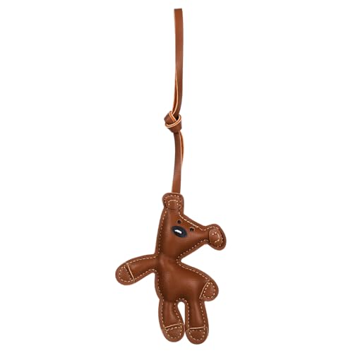 HJZHII Braunbär Taschenanhänger, Pu Teddybär Schlüsselanhänger Süßer Taschenanhänger Für Damen Und Mädchenhandtaschen Rucksack Stilvolle Geldbörsenanhänger Taschenzubehör Hängender Autoanhänger von HJZHII
