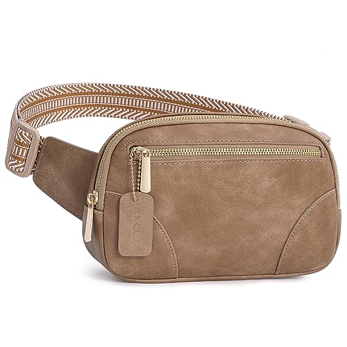 HKCLUF GÜrteltasche FÜr Damen,Modedesigner-HÜfttaschen UmhÄngetasche FÜr Outdoor EinkÄufe Workouts Reisen(Aprikose) von HKCLUF