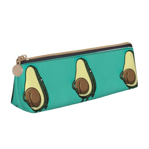 HKHLHLH Avocado Butt Federmäppchen für Jungen und Mädchen, multifunktionales Federmäppchen für Schule, Arbeit, Reisen, weiß, Einheitsgröße, Taschen-Organizer von HKHLHLH