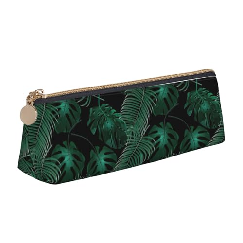 HKHLHLH Federmäppchen für Jungen, Mädchen, Bananenblatt-Design, multifunktional, für Schule, Arbeit, Reisen, weiß, Einheitsgröße, Taschen-Organizer von HKHLHLH