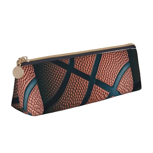 HKHLHLH Federmäppchen für Jungen, Mädchen, Basketball-Design, multifunktional, für Schule, Arbeit, Reisen, weiß, Einheitsgröße, Taschen-Organizer von HKHLHLH