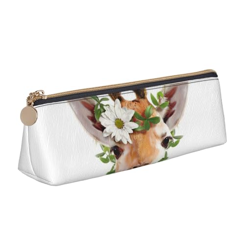 HKHLHLH Federmäppchen für Jungen und Mädchen, Giraffen-Design, multifunktional, für Schule, Arbeit, Reisen, weiß, Einheitsgröße, Taschen-Organizer von HKHLHLH