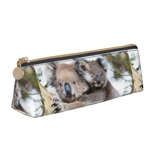 HKHLHLH Federmäppchen für Jungen und Mädchen, Koalabär, multifunktional, für Schule, Arbeit, Reisen, weiß, Einheitsgröße, Taschen-Organizer von HKHLHLH