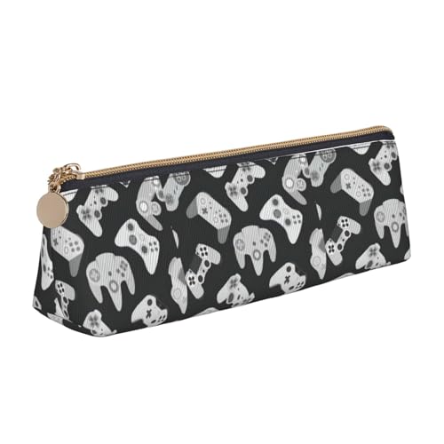 HKHLHLH Federmäppchen für Jungen und Mädchen, Motiv: Game-Controller, multifunktional, für Schule, Arbeit, Reisen, weiß, Einheitsgröße, Taschen-Organizer von HKHLHLH