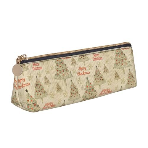 HKHLHLH Federmäppchen für Jungen und Mädchen, Motiv: Weihnachtsbaum, multifunktional, für Schule, Arbeit, Reisen, weiß, Einheitsgröße, Taschen-Organizer von HKHLHLH