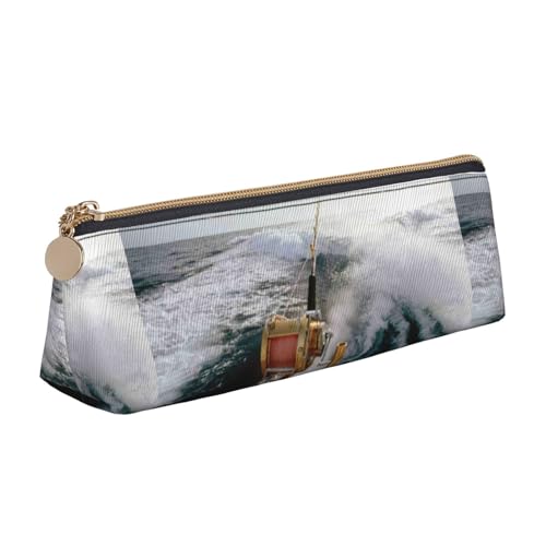 HKHLHLH Federmäppchen mit Angelrute für Jungen und Mädchen, multifunktional, Stiftebox für Schule, Arbeit, Reisen, weiß, Einheitsgröße, Taschen-Organizer von HKHLHLH