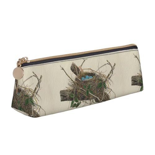 HKHLHLH Federmäppchen mit Vogelnest für Jungen und Mädchen, multifunktional, für Schule, Arbeit, Reisen, weiß, Einheitsgröße, Taschen-Organizer von HKHLHLH