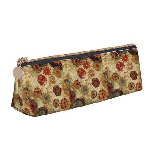 HKHLHLH Medallion Federmäppchen für Jungen und Mädchen, multifunktionales Federmäppchen für Schule, Arbeit, Reisen, weiß, Einheitsgröße, Taschen-Organizer von HKHLHLH