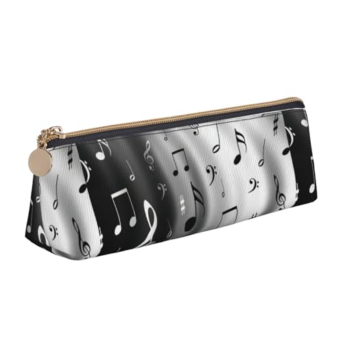 HKHLHLH Musik-Federmäppchen für Jungen und Mädchen, multifunktional, Stiftebox für Schule, Arbeit, Reisen, weiß, Einheitsgröße, Taschen-Organizer von HKHLHLH