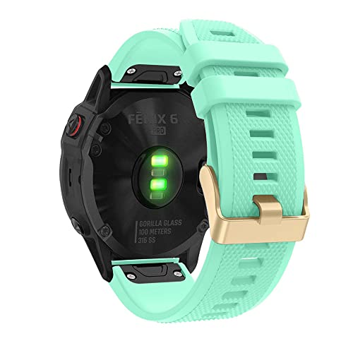 HKIDKK 26, 20, 22 mm, Silikon-Schnellverschluss-Uhrenarmband für Garmin Fenix 7, 7X, 5X, 6, 6X Pro, Easyfit, Descent G1/Instinct2, For Vertix 2, Achat von HKIDKK