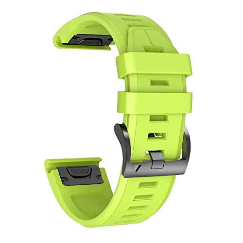 HKIDKK 26 22 mm Sport-Silikon-Armband für Garmin Fenix 6X 6 6S Pro 5X 5 5S Plus 3 3HR 935, einfache Passform, Schnellverschluss-Handgelenkbänder, Correa, 26mm For Fenix 5X 5XPlus, Achat von HKIDKK