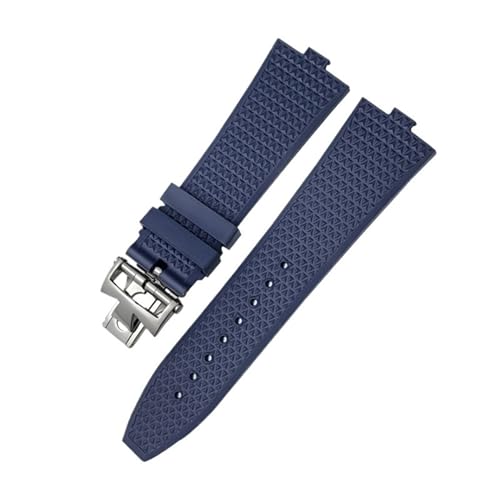 HKIDKK Konvexe Fluoro-Gummi-Uhrenarmbänder, 24 x 7 mm, passend für Vacheron Constantin Übersee, Schnellverschluss-Armband aus Silikon, Schraubschnalle, 24 mm, Achat HKIDKK Konvexe Fluoro-Gummi-Uhrenarmbänder, 24 x 7 mm, passend für Vacheron Constantin Übersee, Schnellverschluss-Armband aus Silikon, Schraubschnalle, 24 mm, Achat von HKIDKK
