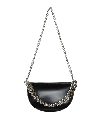 HKIDKK Lässige Handtasche mit Kette, modisch, PU-Leder, solide Umhängetasche, luxuriöse Damen-Umhängetasche HKIDKK Lässige Handtasche mit Kette, modisch, PU-Leder, solide Umhängetasche, luxuriöse Damen-Umhängetasche von HKIDKK