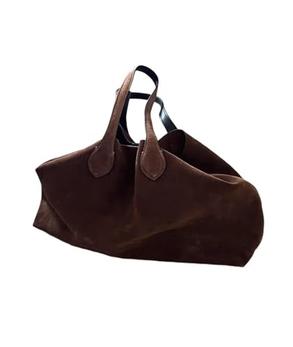 HKIDKK Matte Rindsleder große Kapazität Damen Handtasche von HKIDKK