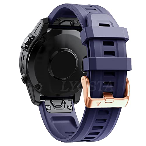HKIDKK Silicagel-Armband für Garmin Fenix 5S Plus 6S 7S Smartwatch, 20 mm, mit leicht zu montierendem Schnellverschluss-Armband, For D2 Delta S, Achat von HKIDKK