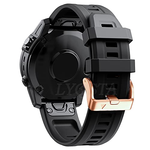 HKIDKK Silicagel-Armband für Garmin Fenix 5S Plus 6S 7S Smartwatch, 20 mm, mit leicht zu montierendem Schnellverschluss-Armband, For Fenix 5S Plus, Achat von HKIDKK