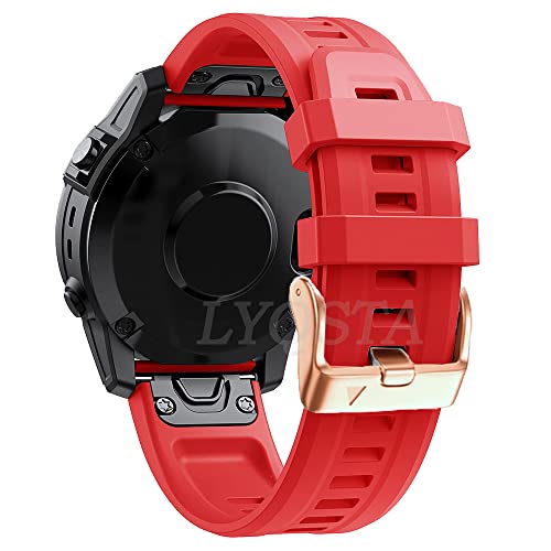 HKIDKK Silicagel-Armband für Garmin Fenix 5S Plus 6S 7S Smartwatch, 20 mm, mit leicht zu montierendem Schnellverschluss-Armband, For Fenix 5S Plus, Achat von HKIDKK