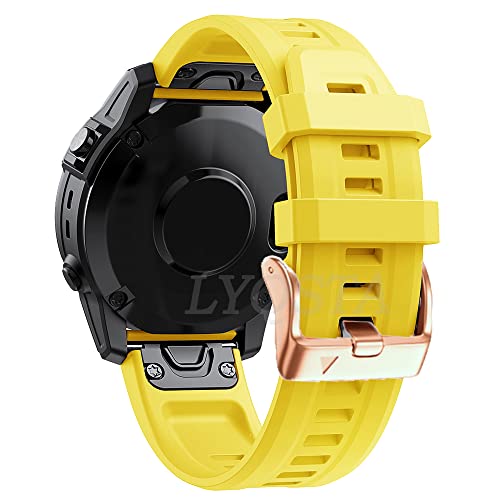 HKIDKK Silicagel-Armband für Garmin Fenix 5S Plus 6S 7S Smartwatch, 20 mm, mit leicht zu montierendem Schnellverschluss-Armband, For Fenix 6S Pro, Achat von HKIDKK