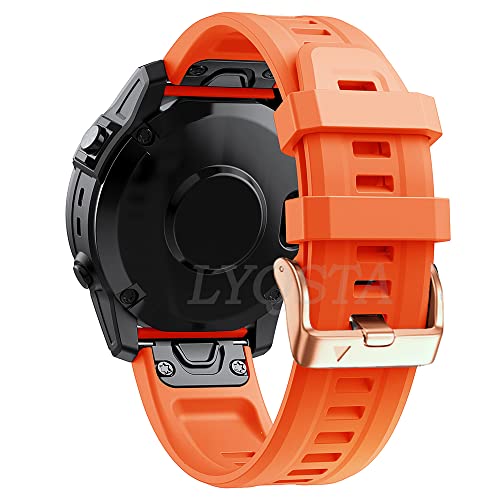 HKIDKK Silicagel-Armband für Garmin Fenix 5S Plus 6S 7S Smartwatch, 20 mm, mit leicht zu montierendem Schnellverschluss-Armband, For Fenix 7S, Achat von HKIDKK