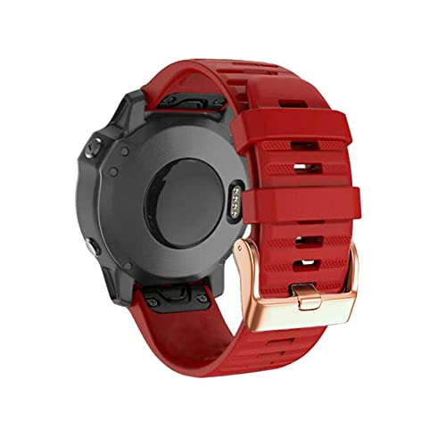 HKIDKK Silikon-Uhrenarmband für Garmin Fenix 6X 6 Pro 5X 5 Plus 3HR 935 Fenix 7X 7 7S, 20, 22, 26 mm, 26mm Fenix 3 HR MK1, Achat von HKIDKK