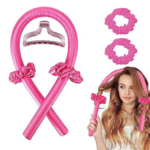 Hitzelose Lockenwickler, hitzeloser Lockenstab, Stirnband, Lazy Lockenwickler-Set, keine Hitze, Haarrollen für langes Haar, Seide, Haarwickel zum Schlafen, DIY, Haarstyling-Werkzeuge für Frauen Hitzelose Lockenwickler, hitzeloser Lockenstab, Stirnband, Lazy Lockenwickler-Set, keine Hitze, Haarrollen für langes Haar, Seide, Haarwickel zum Schlafen, DIY, Haarstyling-Werkzeuge für Frauen von HKJHKJ