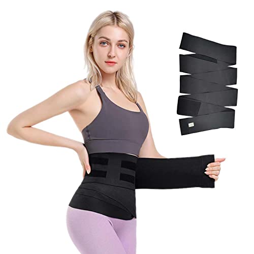 Taillentrainer Damen, Taillenmieder Gürtel Shapewear Body Shaper Sport Girdles Taillentrimmer Postpartum Bauchwickel Verstellbarer Bequemer Lendenwirbelstütze Gürtel zum Abnehmen Schwarz, Schwarz Taillentrainer Damen, Taillenmieder Gürtel Shapewear Body Shaper Sport Girdles Taillentrimmer Postpartum Bauchwickel Verstellbarer Bequemer Lendenwirbelstütze Gürtel zum Abnehmen Schwarz, Schwarz von HKJHKJ