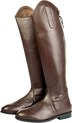 HKM 6545 Reitstiefel Italy, Kurz/Weit, Softleder Lederrreitstiefel, Unisex 36-44 von HKM