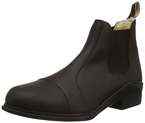 HKM Damen Wax Teddyfutter Reitstiefel, braun, 42 EU von HKM
