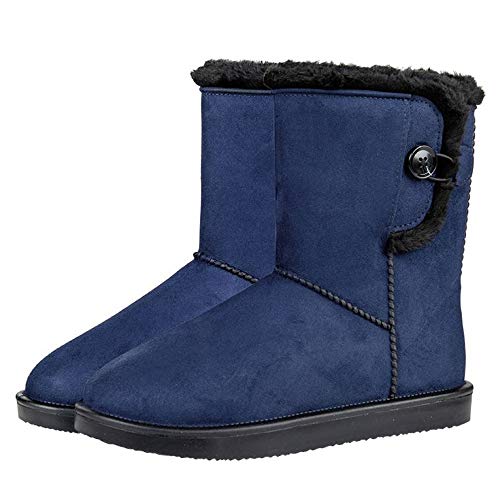 HKM Davos Button Fur Reitstiefel, dunkelblau, 32 EU von HKM
