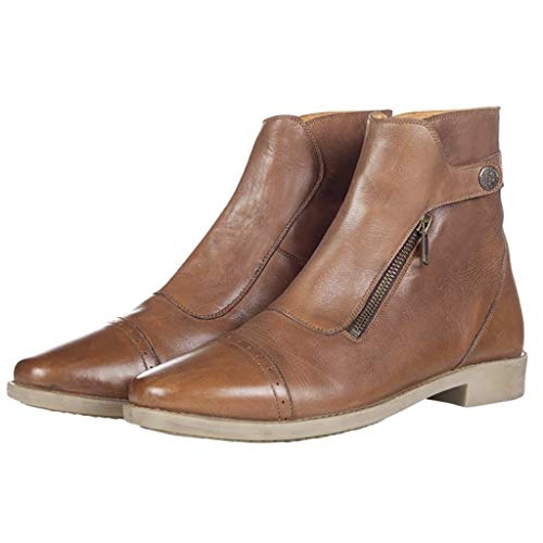 HKM Erwachsene Stiefeletten-Luna-echtes Leder1000 cognac39 Hose, 1000 Cognac, 39 von HKM