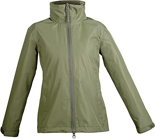 HKM Jungen Rainy Day Regenjacke, Olivgrün, 152 von HKM