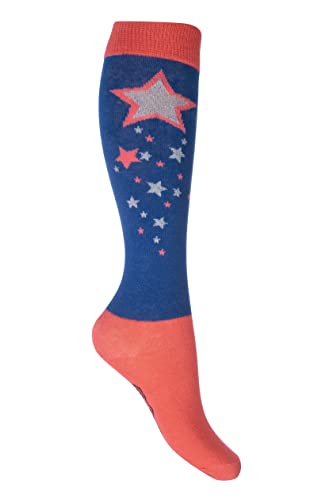 HKM Reitsocken -Bibi&Tina Stars- (as3, Numeric, Numeric_26, Numeric_30, Regular, Koralle) von HKM