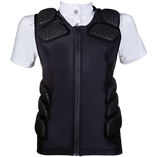 HKM Herren Shelter Sicherheitsweste, 9100 schwarz, L=170-185 cm Körpergröße von HKM