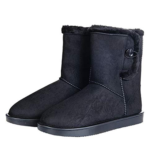 HKM Unisex Davos Button Fur Reitstiefel, schwarz, 40 EU von HKM