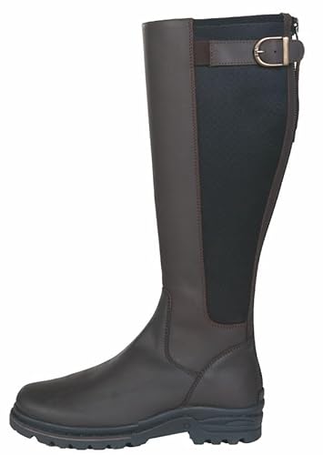 HKM Unisex Glasgow Winter Style Reitstiefel, Dunkelbraun, 37 EU Weit von HKM
