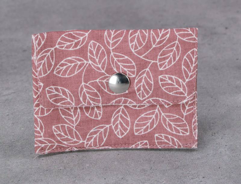 Geldbörse, Kleines Portemonnaie, Minigeldbeutel, Mini Kleine Blätter von HKModeHandmade