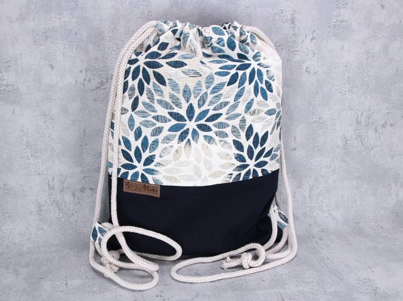 Turnbeutel Blattmandala von HKModeHandmade