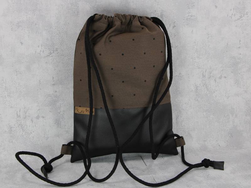 Turnbeutel Gymbag Sportbeutel Turntasche Gymbeutel Damen Herren von HKModeHandmade